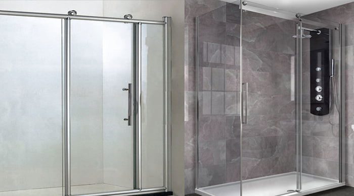کابین دوش شیشهای به راحتی تمیز میشود