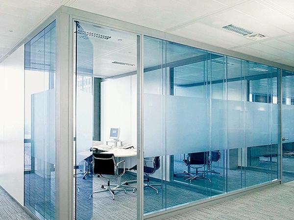 پارتیشنهای شیشه ای تک جداره